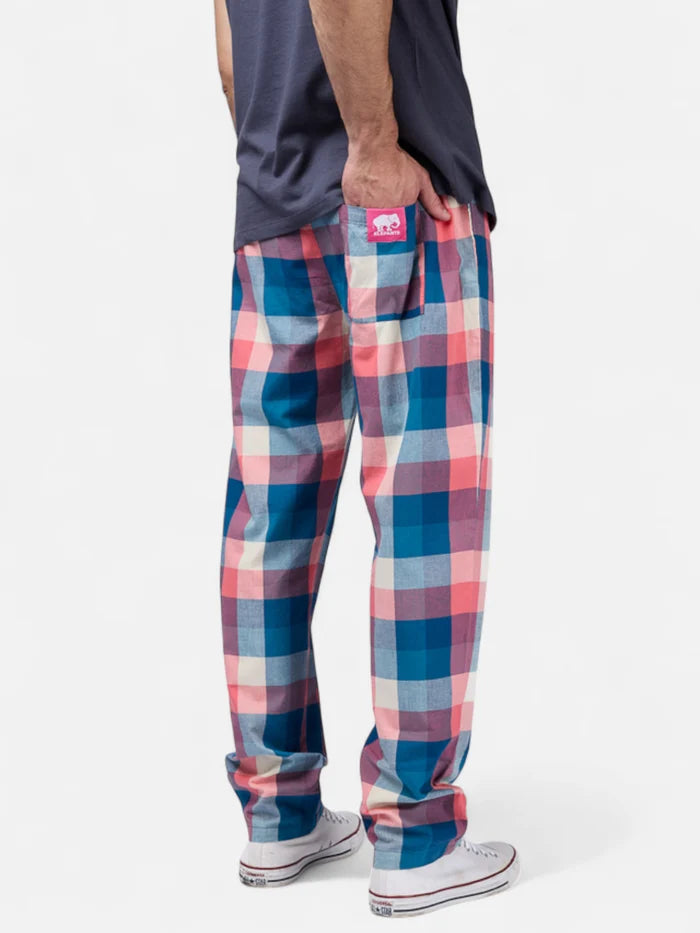 Pantalon Elepants 133 Poplin Beige Azul Rojo