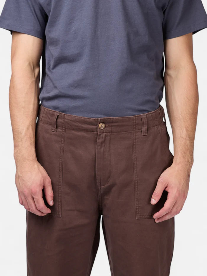 Pantalon Elepants Carpintero Gabardina Chocolate