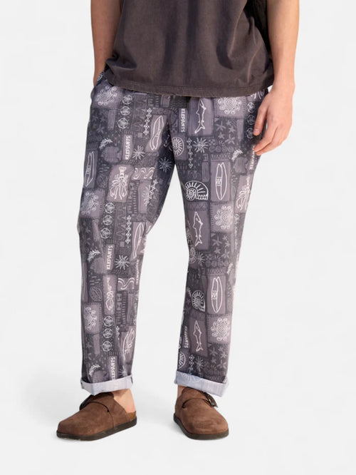 Pantalon Elepants Muelle Negro Gris