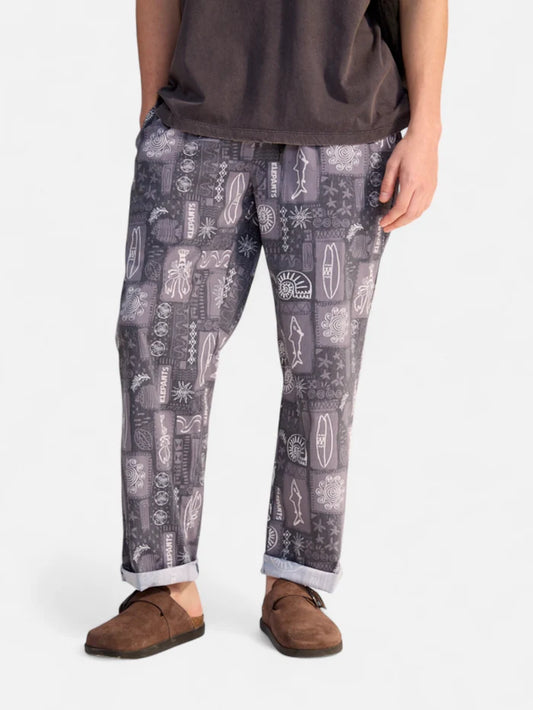 Pantalon Elepants Muelle Negro Gris