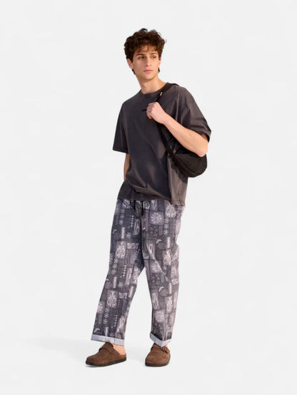 Pantalon Elepants Muelle Negro Gris
