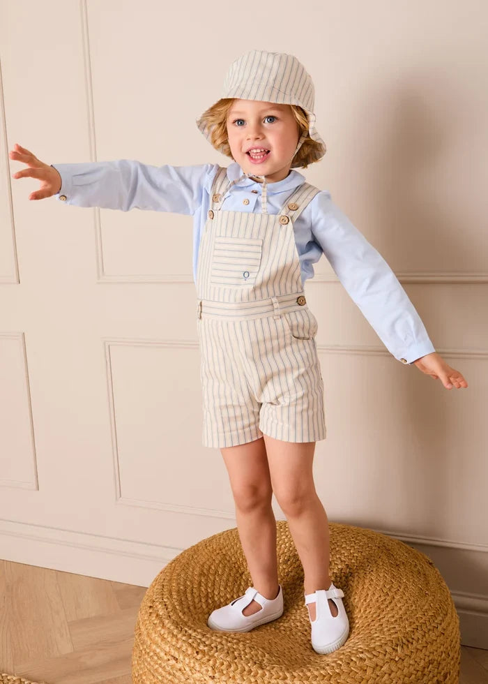 Percy Stripe Sun Hat in Blue (S-L) ACCESSORIES from Pepa London