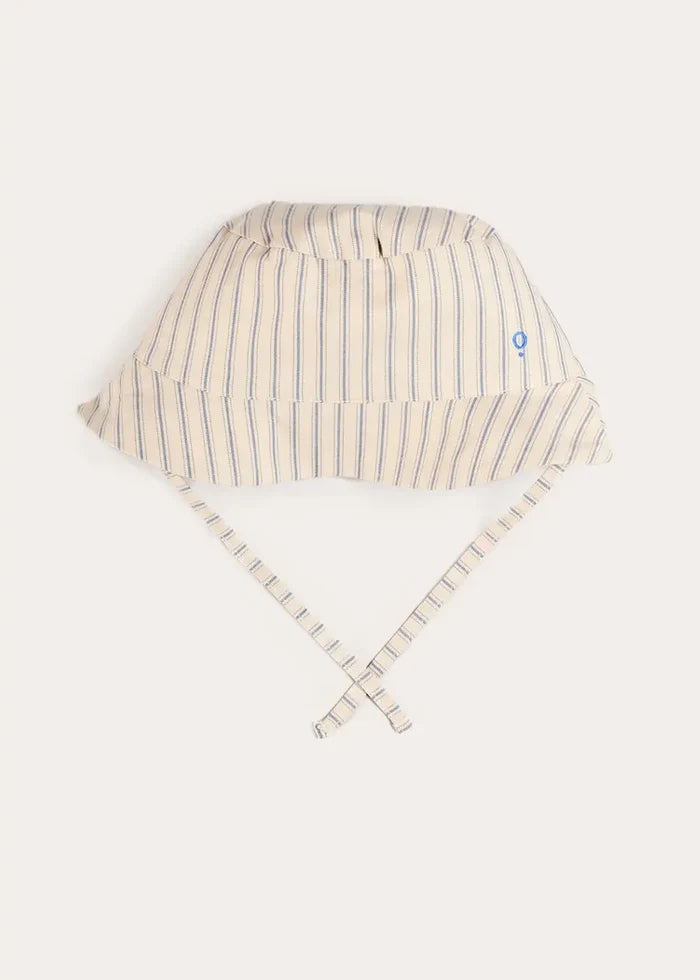 Percy Stripe Sun Hat in Blue (S-L) ACCESSORIES from Pepa London