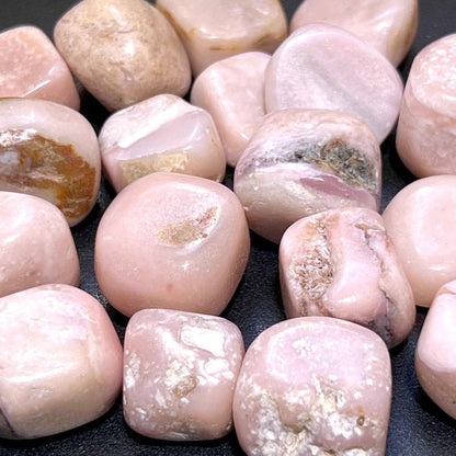 Pink Opal Tumbled Stones (By The Piece Or Pound) Bulk Wholesale