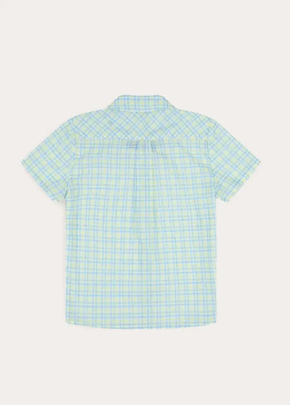 Pip Check Short Sleeve Shirt in Green (4-10yrs) SHIRTS from Pepa London