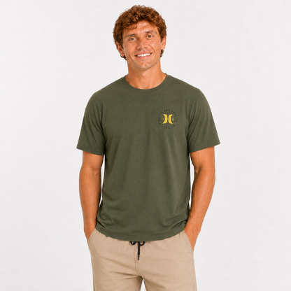 Polera Everyday Island Time Charoal Fern