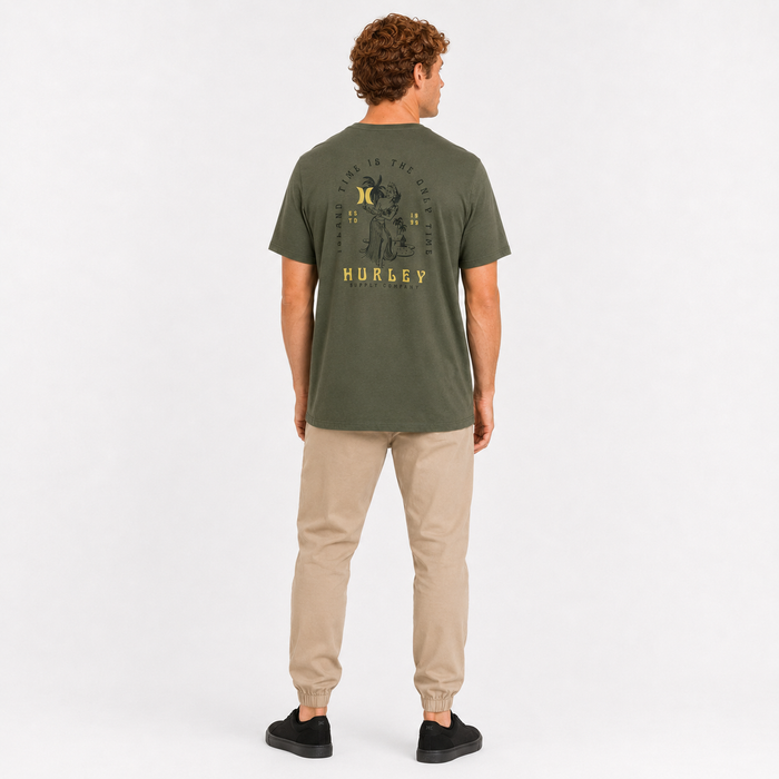 Polera Everyday Island Time Charoal Fern