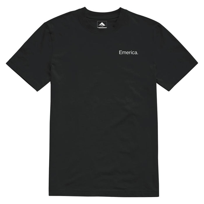 Polera Lockup Tee Black White