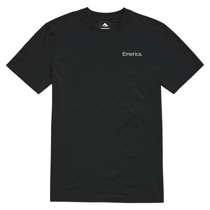 Polera Lockup Tee Black White