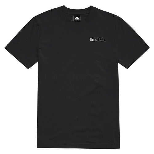 Polera Lockup Tee Black White