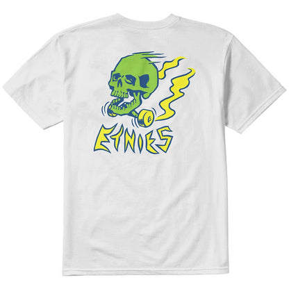 Polera Skate Skull White