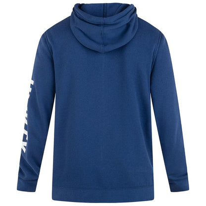Poleron Full Zipper Icon Blue Void