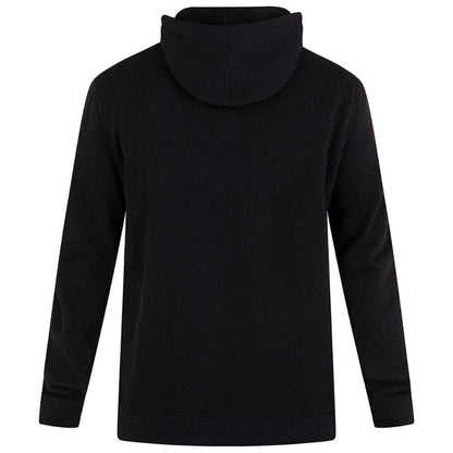Poleron Hoodie One And Only Solid Fleece Black