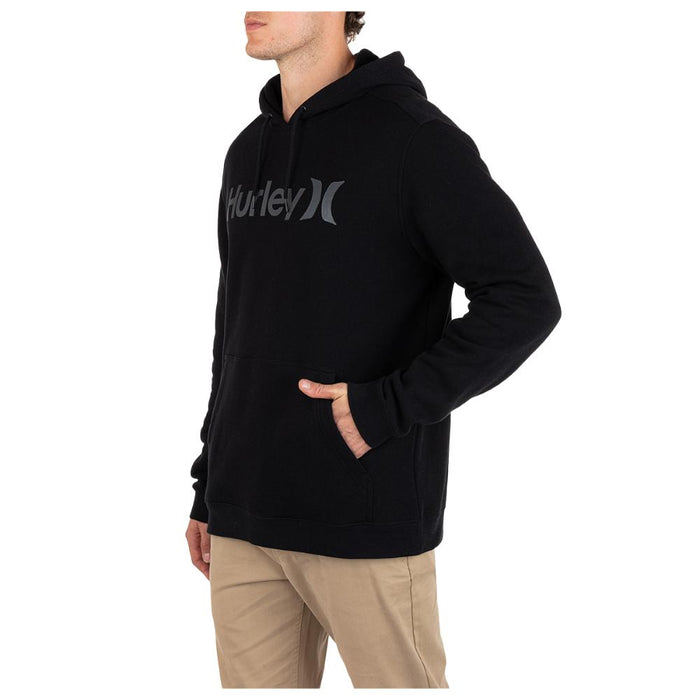 Poleron Hoodie One And Only Solid Fleece Black