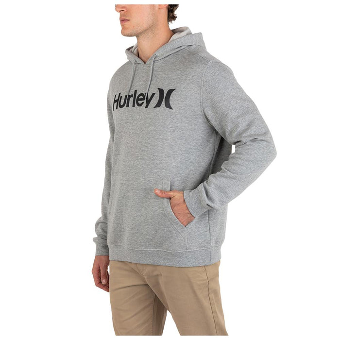 Poleron Hoodie One And Only Solid Fleece Dark Grey Heather
