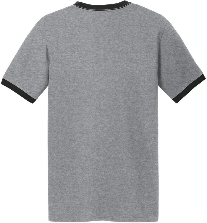 no-logo Port & Company Core Cotton Ringer Tee-Regular-Port & Company-Thread Logic