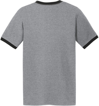 no-logo Port & Company Core Cotton Ringer Tee-Regular-Port & Company-Thread Logic