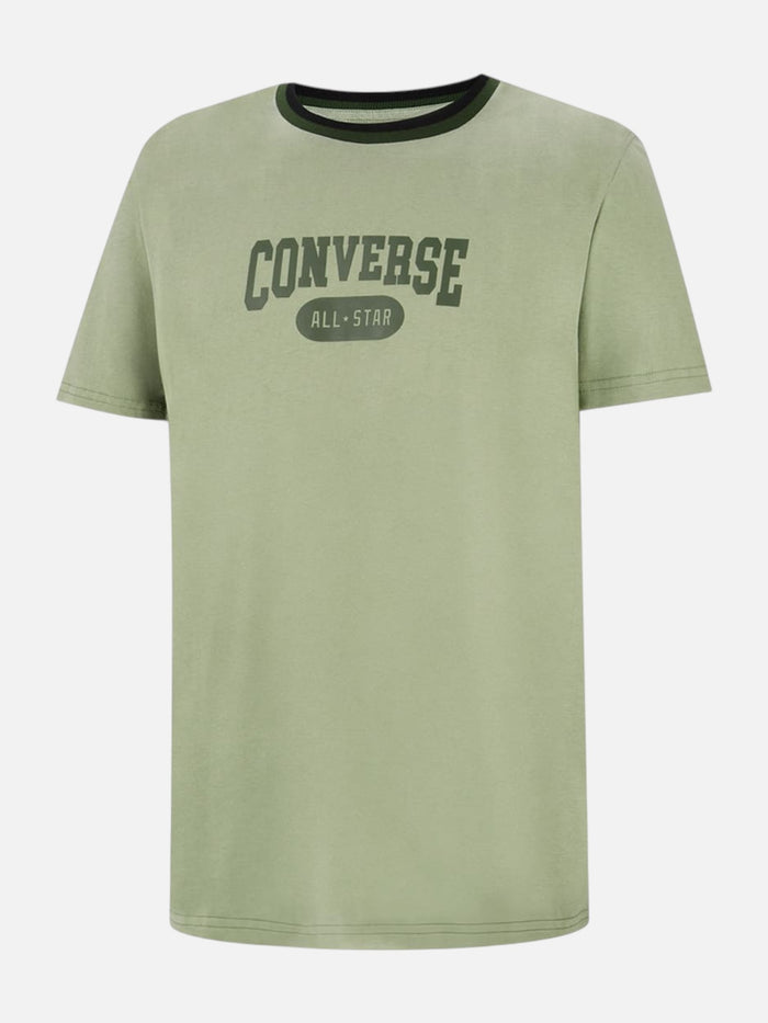 Remera Converse Retro Logo Verde