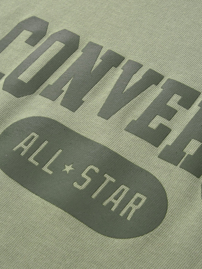 Remera Converse Retro Logo Verde