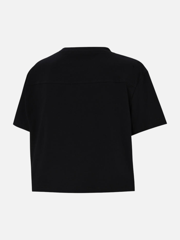 Remera Mujer Converse Sun Logo Negro