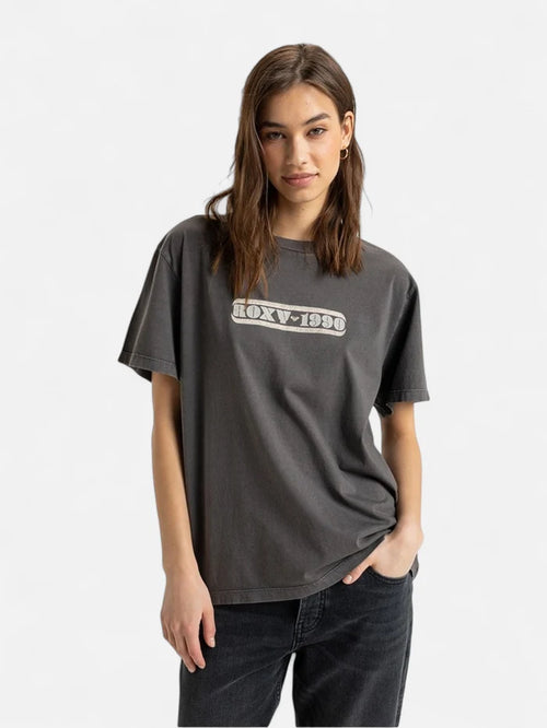Remera Roxy Mujer Hangloose Corpo Negro