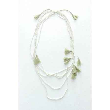 Revive Beaded Tassel Necklace - Thailand