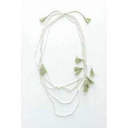 Revive Beaded Tassel Necklace - Thailand