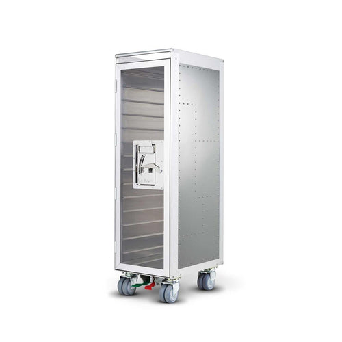 bordbar | rivet rocker trolley | OUTER TROLLEY ONLY -  aluminium with transparent