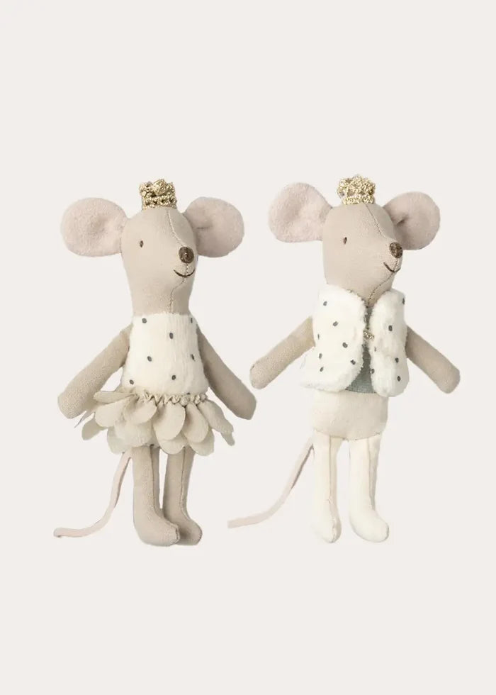 Royal Twin Mice in Matchbox in Cream TOYS from Pepa London