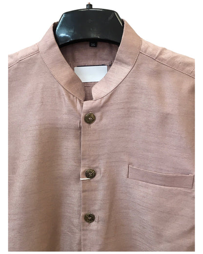 Sale! Dusty Pink - Mens Kurta Set with Rich Long Jacket - UK Stock - 24h Dispatch - HHF2411 TV 0624