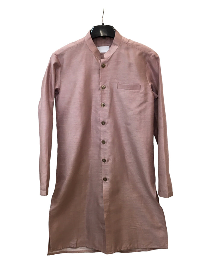 Sale! Dusty Pink - Mens Kurta Set with Rich Long Jacket - UK Stock - 24h Dispatch - HHF2411 TV 0624
