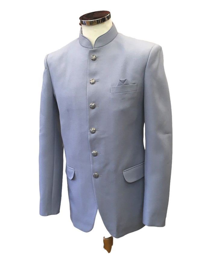 SALE! Mens Light Grey BandhGala / Prince / Chinese Collar Jacket - Fantastic Fit - CS2202 JP 0822