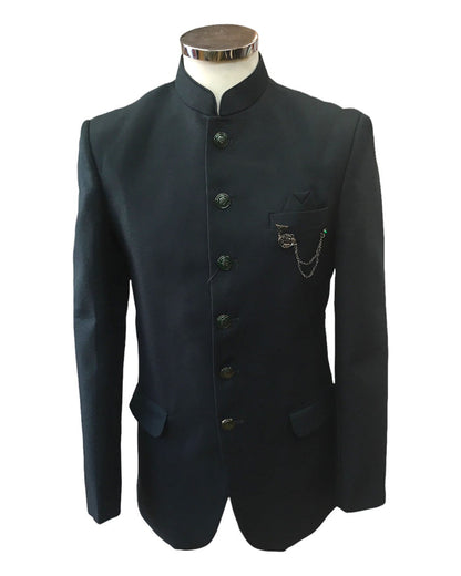 Size 36" - Mens Bottle Green BandhGala / Prince / Chinese Collar Jacket - Fantastic Fit - CS2201 JP 0822