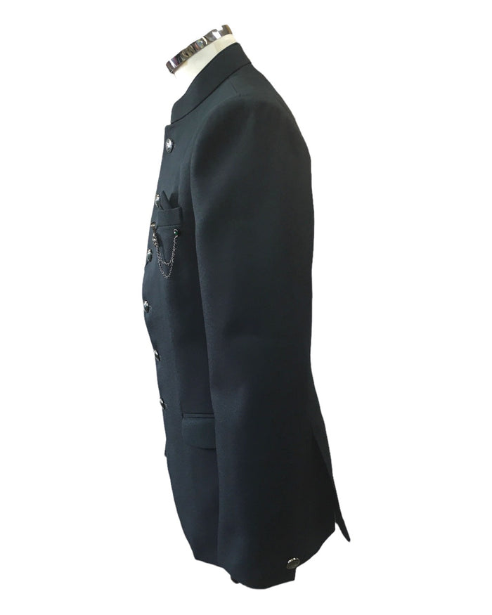 Size 36" - Mens Bottle Green BandhGala / Prince / Chinese Collar Jacket - Fantastic Fit - CS2201 JP 0822