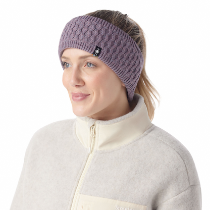Smartwool Fleece Lined Headband Accessories Smartwool Chalk Violet Heather-N81