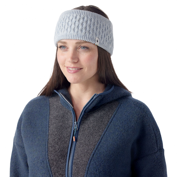 Smartwool Fleece Lined Headband Accessories Smartwool Winter Sky Heather-N81