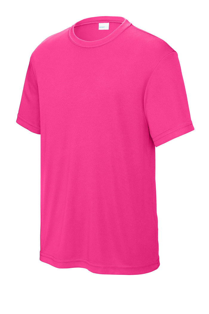 Sport Tek Posicharge® Competitor™ Tee ASF Sports & Outdoors Neon Pink Youth XSmall