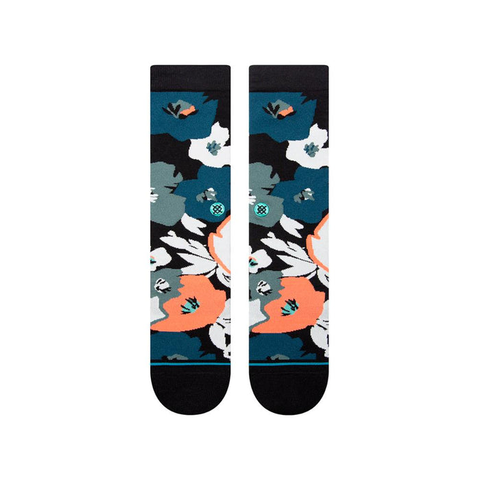 Stance Sock Men Flower Beds Crew Black