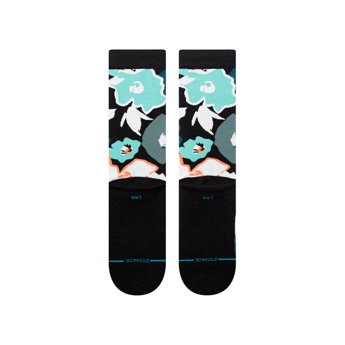 Stance Sock Men Flower Beds Crew Black