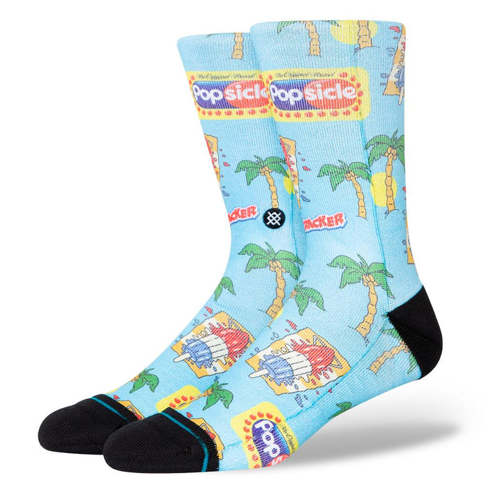Stance Sock Men Pops Crew Light Blue