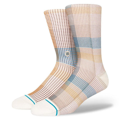 Stance Sock Men Tartan Crew Teal