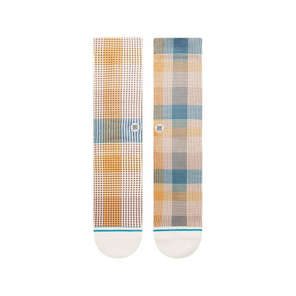 Stance Sock Men Tartan Crew Teal