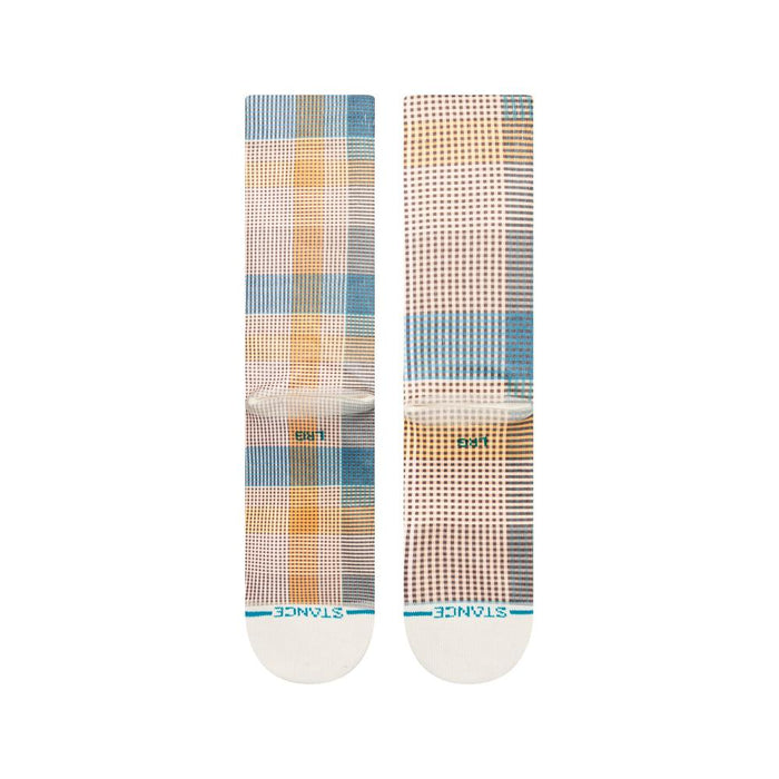 Stance Sock Men Tartan Crew Teal
