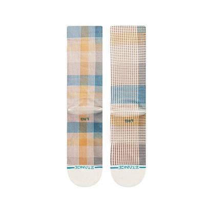 Stance Sock Men Tartan Crew Teal