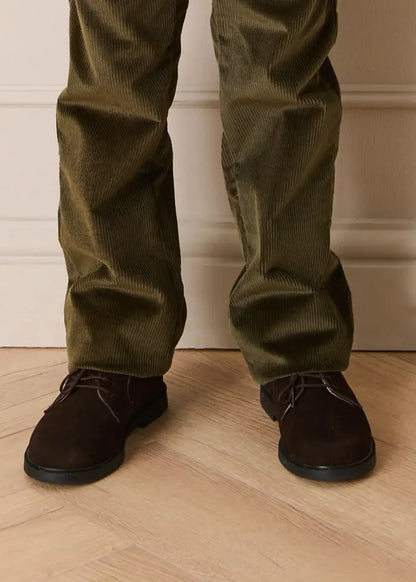 Suede Lace Up Shoes in Brown (24-35EU) SHOES from Pepa London