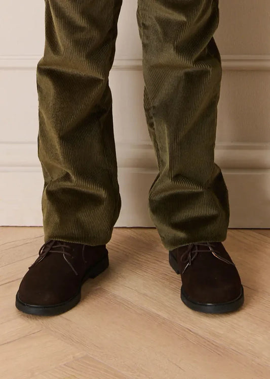 Suede Lace Up Shoes in Brown (24-35EU) SHOES from Pepa London