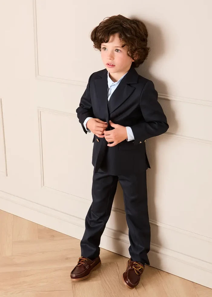 Suit Trousers in Navy (4-10yrs) TROUSERS from Pepa London