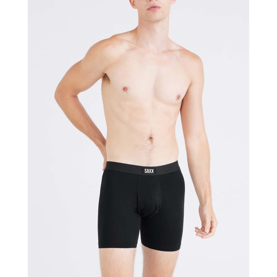 SAXX - VIBE XTRA SOFT COMFORT BOXER (2-PACK) | Black/Navy