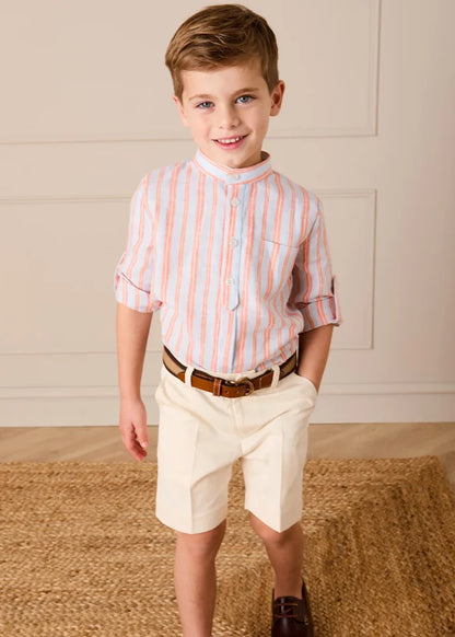 Tailored Shorts in Cream (4-8yrs) SHORTS from Pepa London