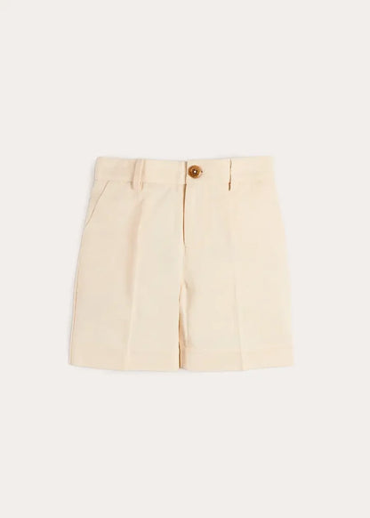 Tailored Shorts in Cream (4-8yrs) SHORTS from Pepa London
